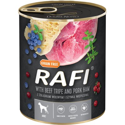 Rafi Dolina Noteci NEW z żołądkami wołowymi i szynką 800g