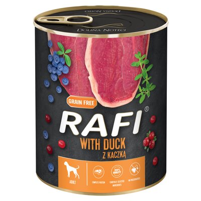 Dolina Noteci RAFI Duck z kaczką 800 g mokra karma dla psa