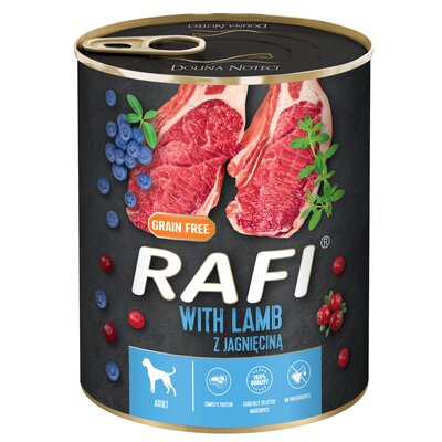 Dolina Noteci RAFI Lamb z jagnięciną 800 g mokra karma dla psa