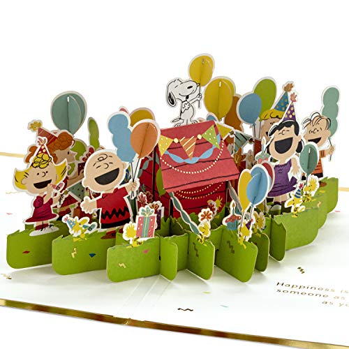 Hallmark Signature Paper Wonder Peanuts pop-up kartka urodzinowa (świętna) (1499RZW1079)