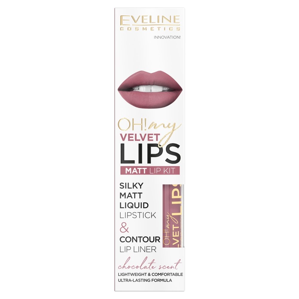 Eveline cosmetics Eveline Oh! My Lips Zestaw do Makijażu Ust 13 Brownie Biscotti EVEL-6793