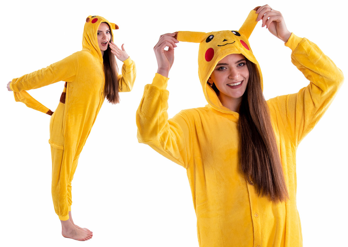 Pikachu Piżama Kigurumi Onesie Dzieci 158 164
