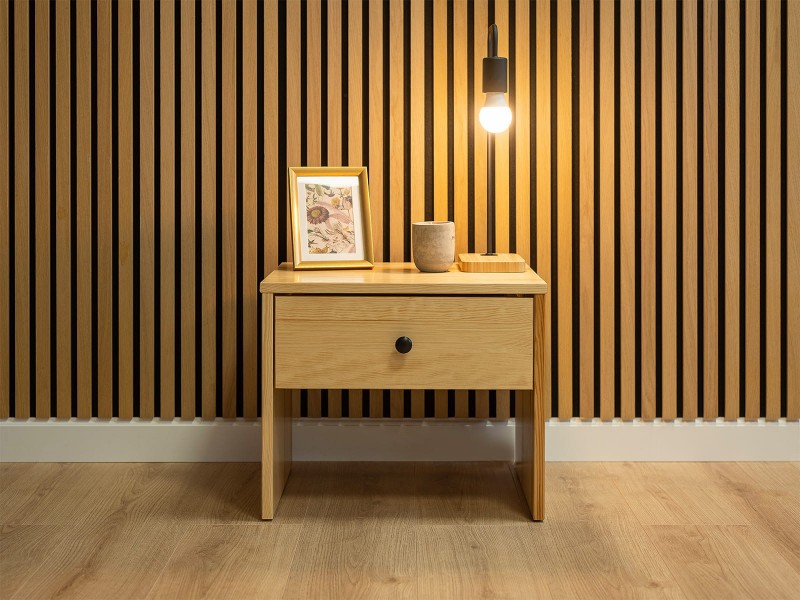 Szafka nocna drewniana SALLY sosna