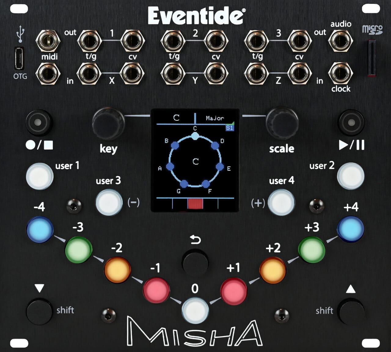 Фото - Інший музичний інструмент Eventide Misha‌ - sekwencer w formacie Eurorack 