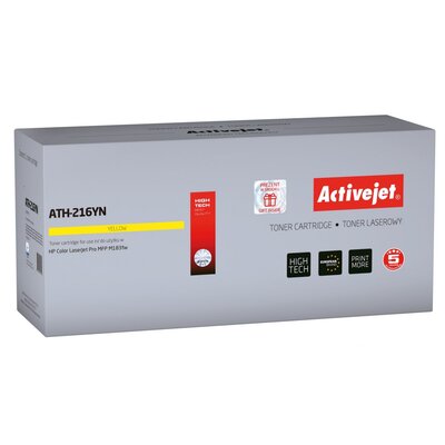 Toner Activejet ATH-216YN (zamiennik HP 216A W2412A; Supreme; 850 stron; żółty) z chipem