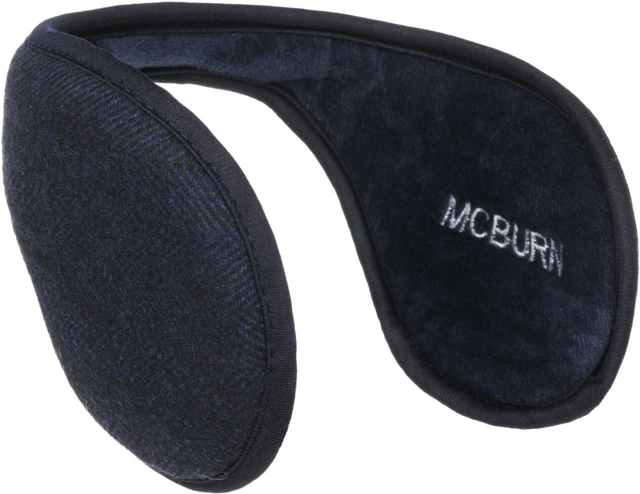 Herringbone Earband by McBURN, ciemnoniebieski, One Size