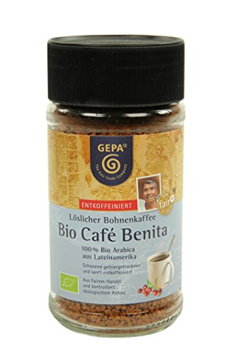 GEPA Bio-Café Benita bezkofeinowa rozpuszczona, 100 g