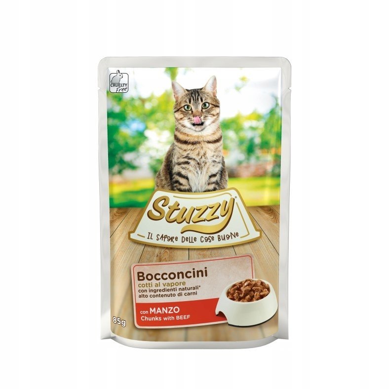Stuzzy (kot) - saszetka 85g Bocconcini wołowina