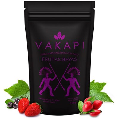 Yerba Mate VAKAPI Frutas Bayas 500 g