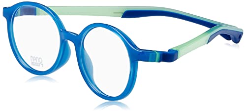 NANOVISTA Okulary przeciwsłoneczne unisex dla dzieci FLICKER 3.0, AZUL CRISTAL/VERDE GLOW, 46