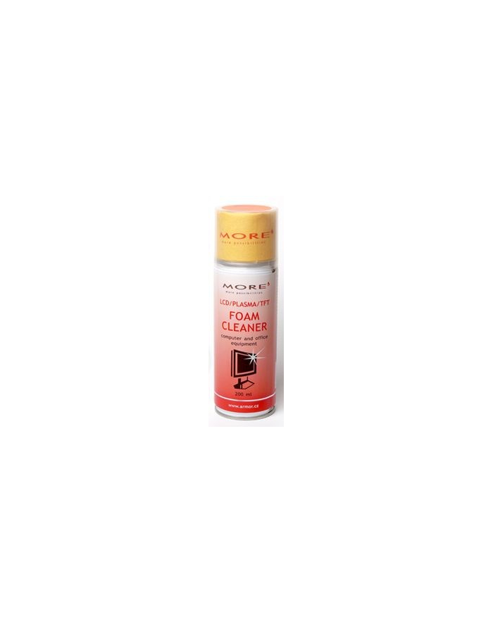 ARMOR Pianka czyszcząca do LCD/PLASMA/TFT 200 ml + ściereczka