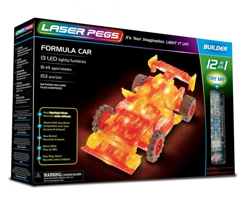 Laser Pegs 12 in 1 Formula Car