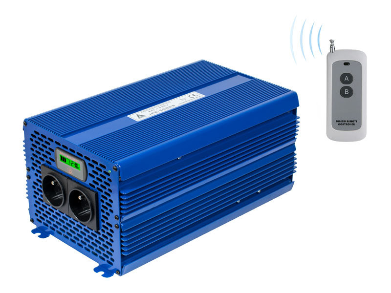 Azo Digital Przetwornica napięcia 24 VDC / 230 VAC ECO MODE SINUS IPS-5000S PRO 5000W 4PRZYUE95