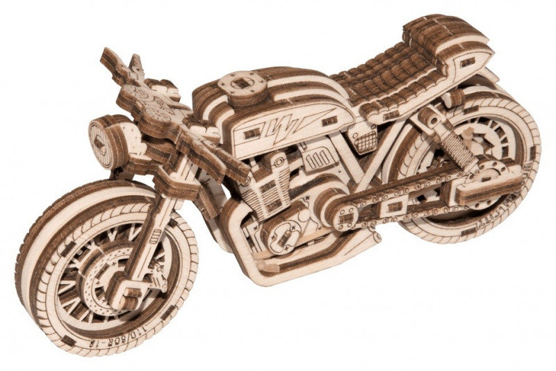 Wooden City Wooden City Puzzle 3D Motocykl CAFE RACER