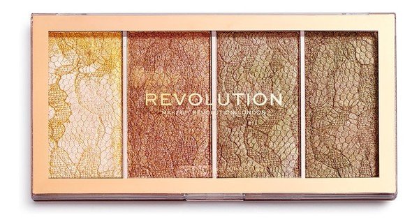 Makeup Revolution Vintage Lace paleta rozjaśniaczy 4 x 5 g