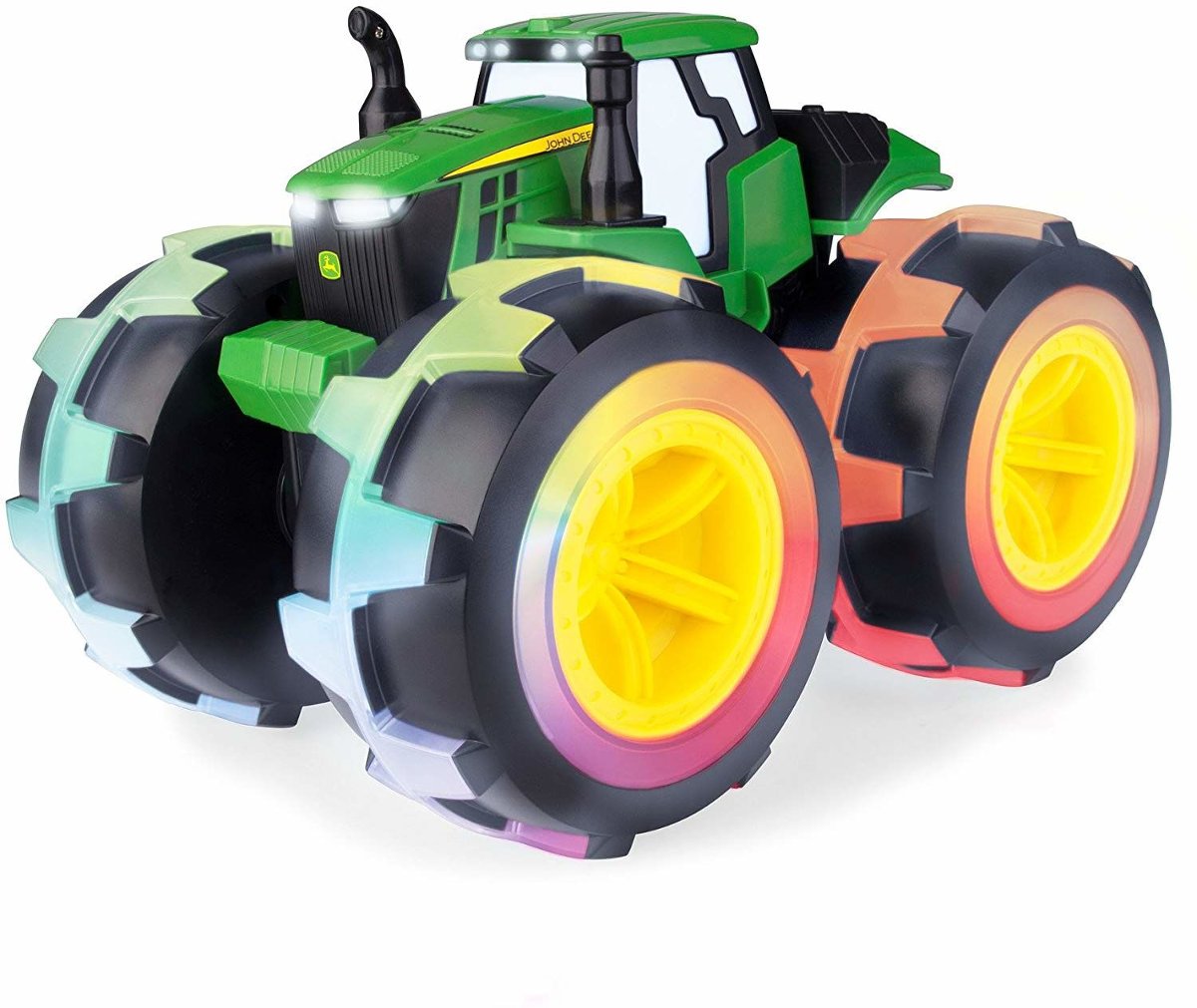 TOMY John Deere Mega traktor świecące opony 46644