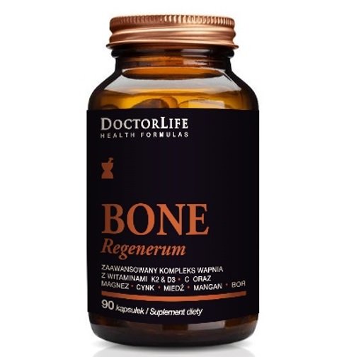 Doctor Life Doctor Life Bone Regenerum zaawansowany kompleks wapnia suplement diety 120 kapsułek