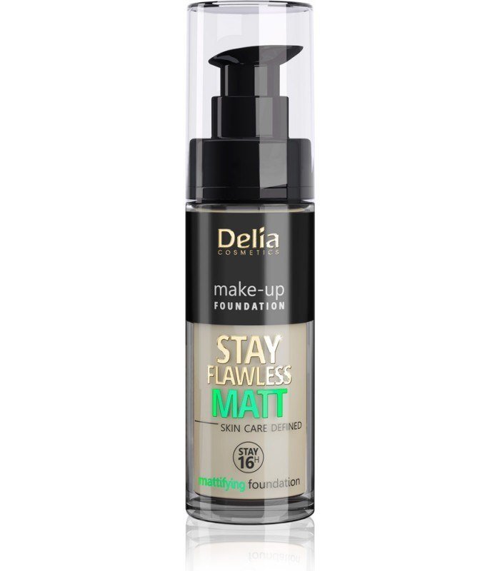 DELIA STAY FLAWLESS MATT SKIN 16H PODKŁAD MATUJĄCY 30ML 404