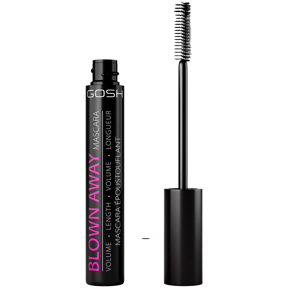 Gosh BLOWN AWAY MASCARA - Wydłużająco-pogrubiający tusz do rzęs GOSBMPDRZ