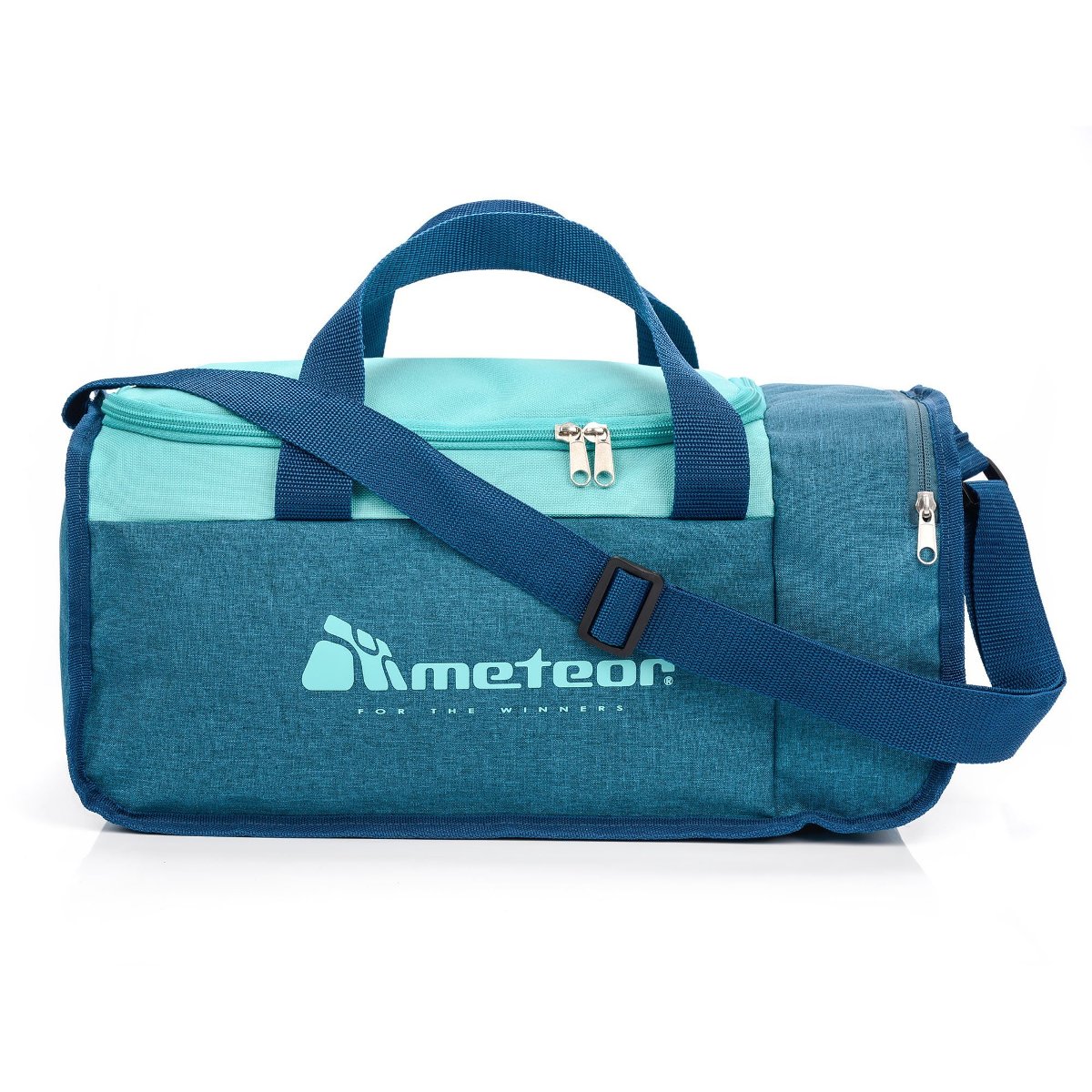 Torba fitness Meteor Nepr 20 l niebieski/miętowy