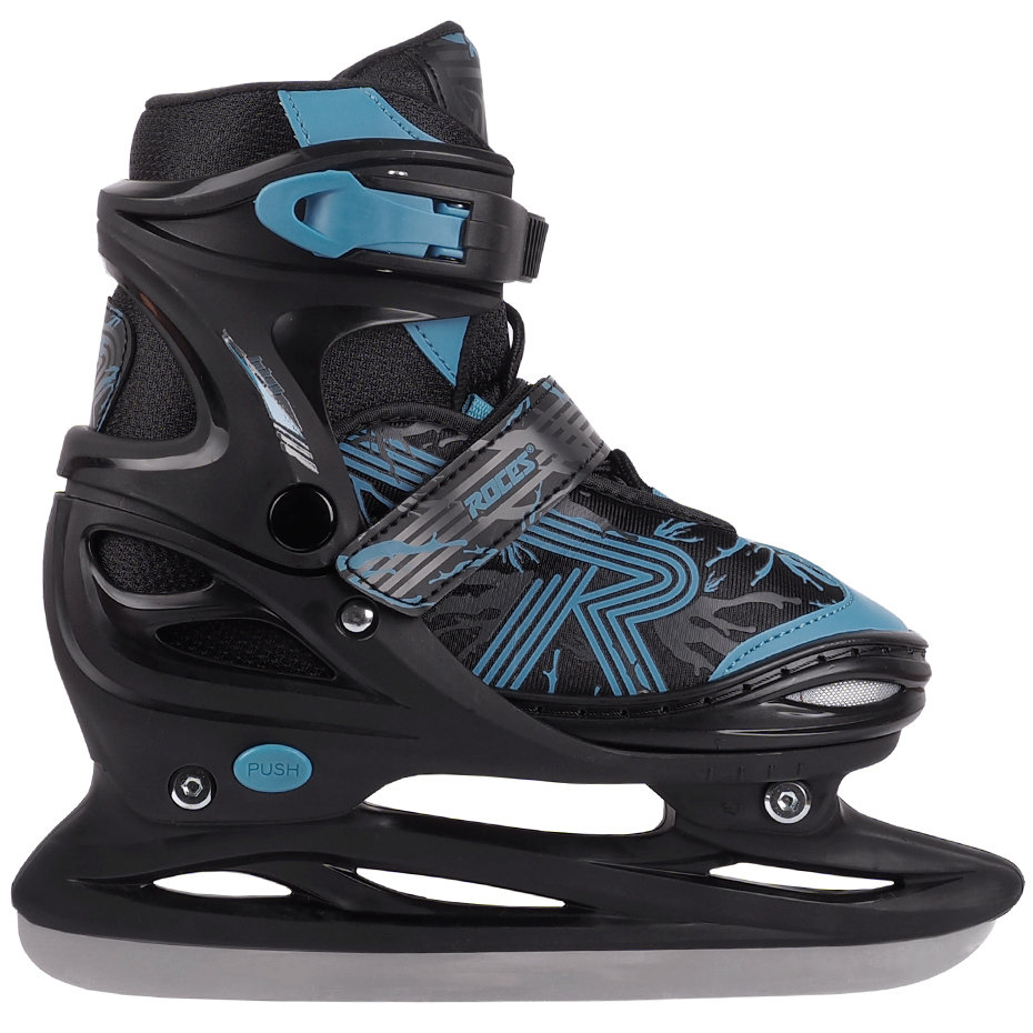 Roces, Łyżwy Chłopięce, Jokey Ice 3.0, Czarno-Niebieskie, 450707, Rozmiar 30/33
