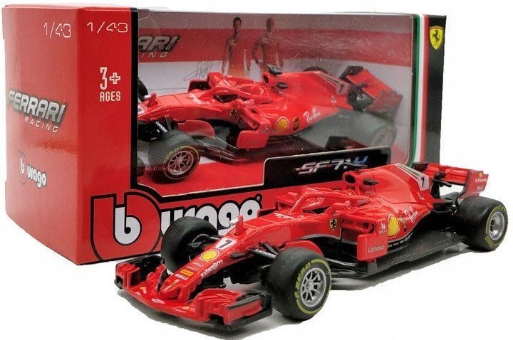 Bburago bburago Ferrari F1 Vettel 1: 43 (sortowane modeli)