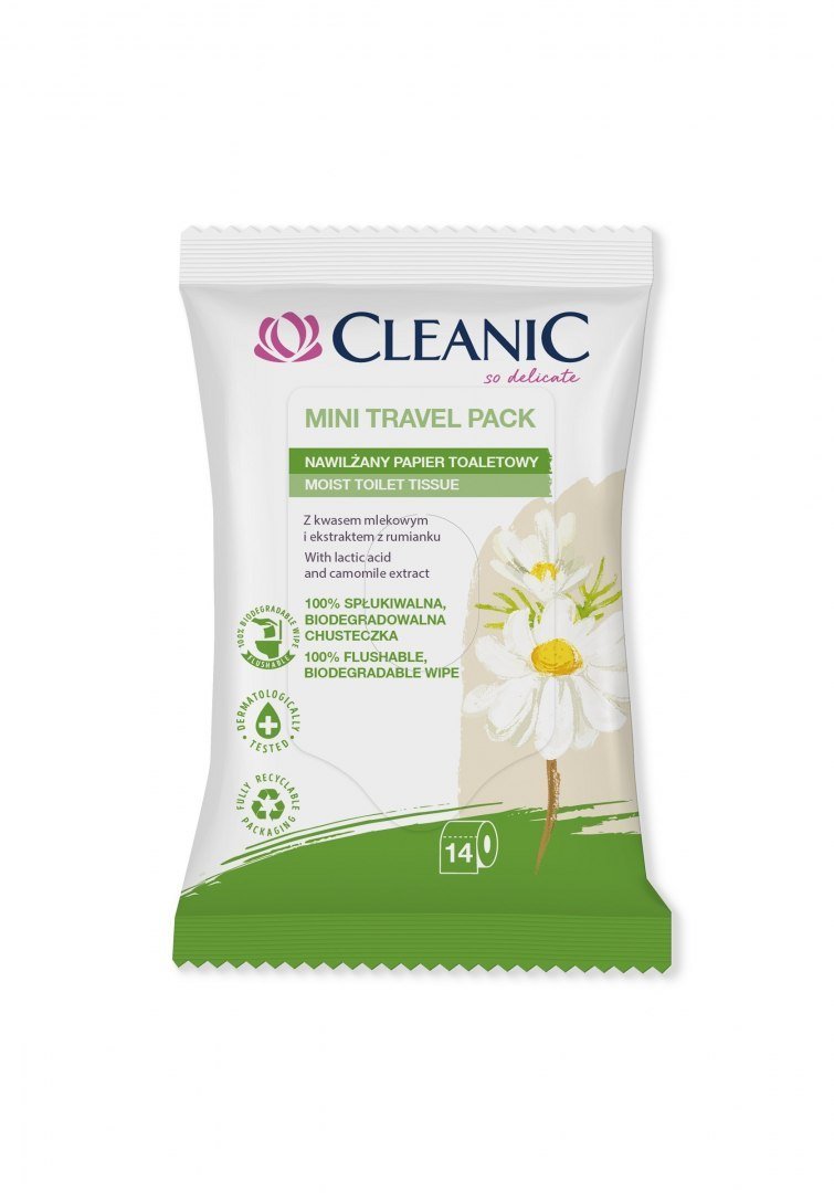 HARPER*CLEANIC Papier nawilżany Mini 14szt&