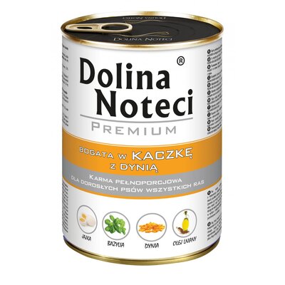 DOLINA NOTECI Karma dla psa Bogata w kaczkę z dynią 400g 77611000