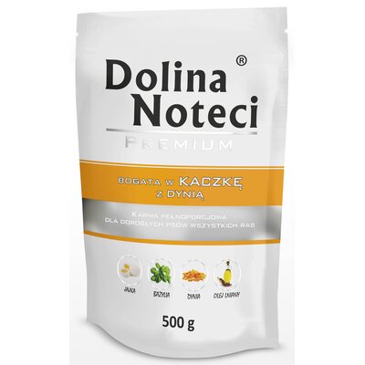 Dolina Noteci Premium bogata w kaczkę z dynią 500g