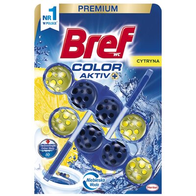 Bref Color Activ Koszyk do wc Cytryna 2 x 50 g