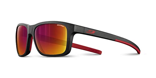 Julbo Line Okulary przeciwsłoneczne dla dzieci, czarne/czerwone, FR : XXS (rozmiar producenta: 5-8 lat)