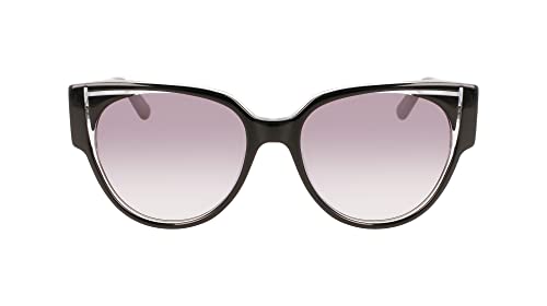 Karl Lagerfeld Damskie okulary przeciwsłoneczne KL6068S, czarny/kryształowy, jeden rozmiar