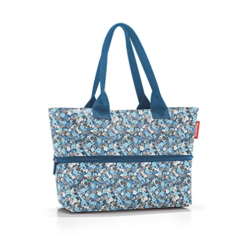 Reisenthel shopper e1 - duża torba z wysokiej jakości tkaniny poliestrowej, Viola Celeste, jeden rozmiar