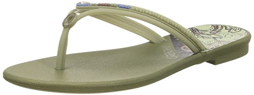 Grendha Damskie japonki Cacau Livre Rast Ad, zielony - 40 EU Schmal