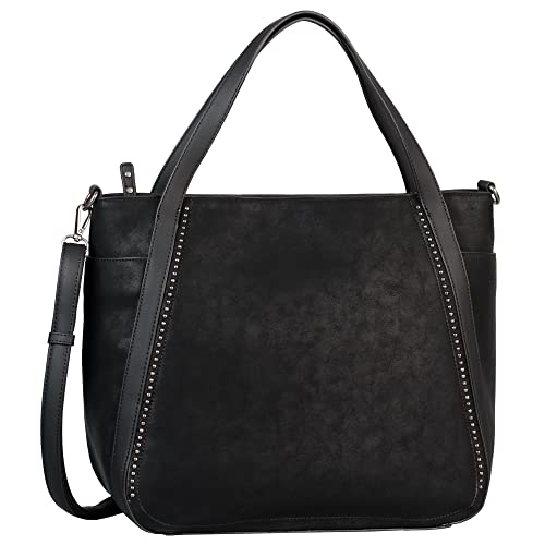 Gabor Damska torba na zakupy Lill Zip Shopper L, czarny