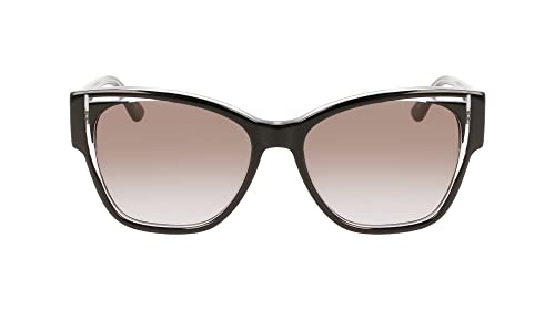 Karl Lagerfeld Damskie okulary przeciwsłoneczne KL6069S, czarny/kryształowy, jeden rozmiar