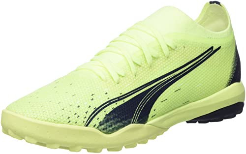 PUMA Męskie buty piłkarskie Ultra Match TT, Fizzy Light - Paryż Night-Blue Glimmer, 9 UK