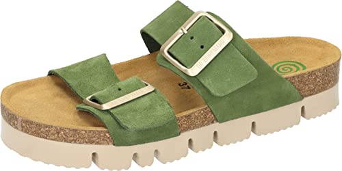 Dr. Brinkmann Damskie kapcie 700230-07, zielone, rozmiar 39 UE