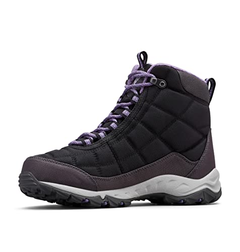 Columbia Firecamp Boot, Botki damskie, Czarny Plum Purple, 37 EU