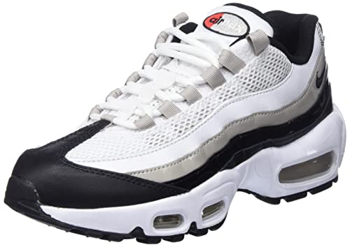 Nike Air Max 95, Trampki damskie, White/Black-LT Iron Ore-University Red, 38 EU, White Black Lt Iron Ore University Red, 38 EU