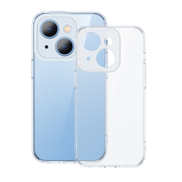 Baseus Illusion Case | Etui obudowa case ze szkłem hartowanym i protektorami aparatu do iPhone 14 Plus 6.7''
 - uniwersalny