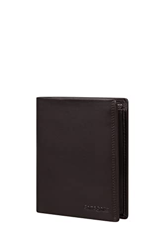 Samsonite Attack 2 SLG - portfel, 12,8 cm, brązowy (Ebony Brown), brązowy (Ebony Brown), koszulki na karty kredytowe męskie