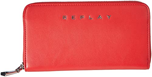 REPLAY Damski portfel FW5299, 260 Blood RED, 19 cm x 10,5 cm x 2 cm
