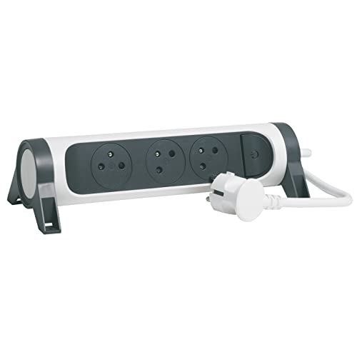 Przedłużacz Legrand 3x zásuvka, s vypínačem, 1,5m (L049442) Czarny/Biały
