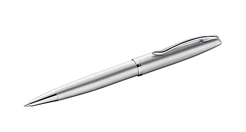 Pelikan Długopis Jazz Noble, srebrny, dla osób praworęcznych i leworęcznych, elegancki metalowy długopis, w składanym pudełku, 821674