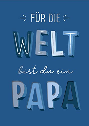 Grafika Werkstatt Kartka z życzeniami Bester Papa | Karta muzyczna z dźwiękiem | Wersja 