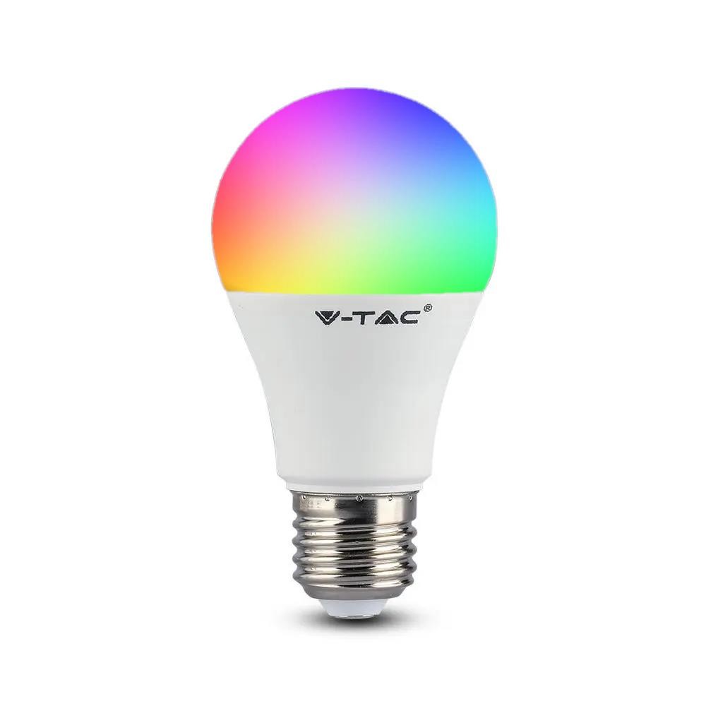 Żarówka led v-tac 8,5w e27 a60 pilot vt-2229-n-1 rgb+4000k 806lm