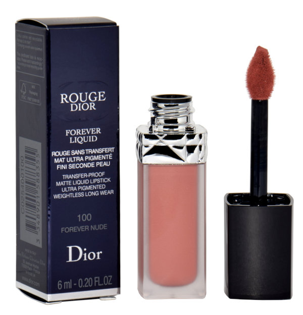 DIOR Rouge Dior Forever Liquid matowa szminka odcień 100 Forever Nude 6 ml