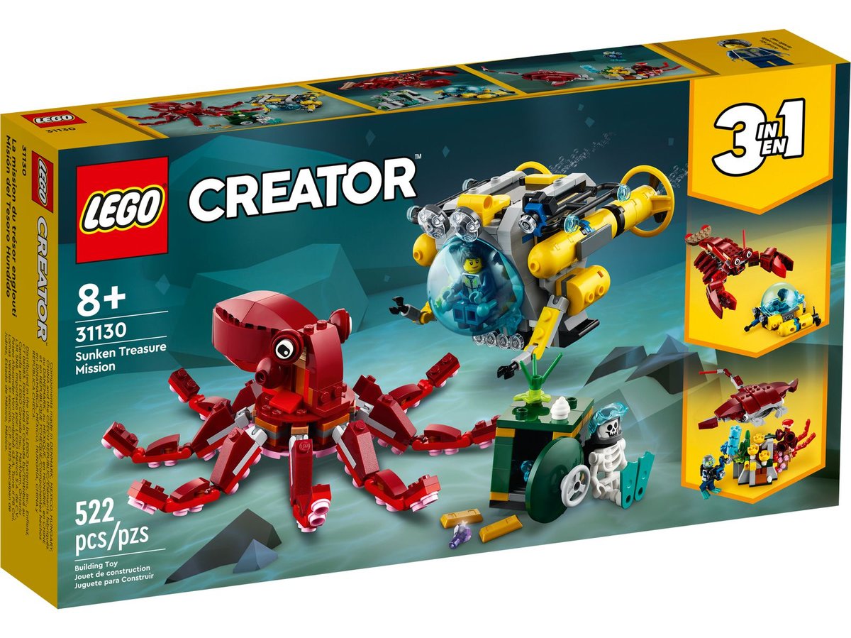 LEGO Creator Wyprawa Po Zatopiony Skarb 31130