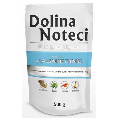 Dolina Noteci PREMIUM bogata w jagnięcinę 500g